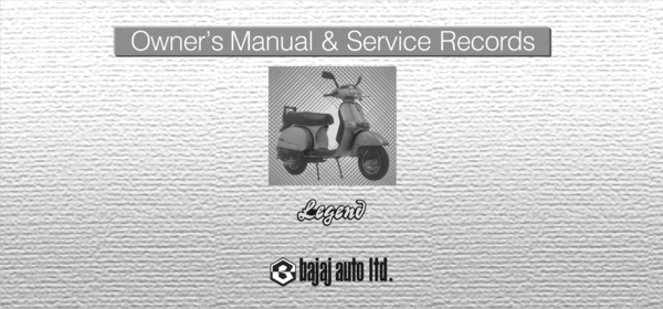 Product picture Legend bike manual version 2003, reproduced from antique.